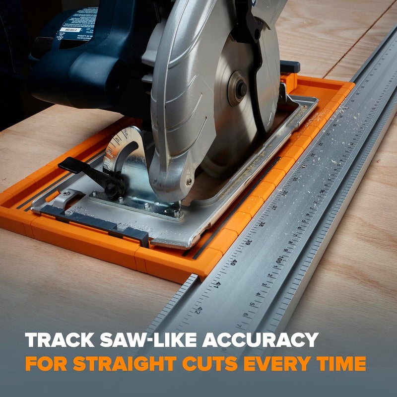 BORA NGX Saw Plate RT Circular Saw Guide, For Straight Cuts, designed for use with NGX and WTX Clamp Edge System, Adjustable to fit most Circular Saws 546001 - Image 5